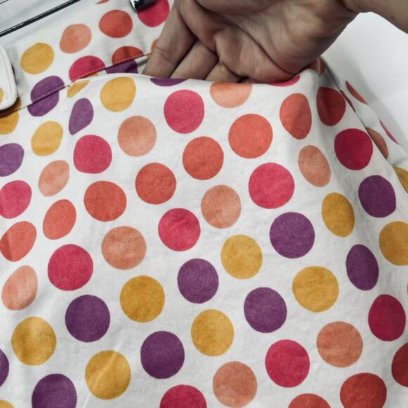 Womens Etcetera Polka Dot Short Skirt Size 12 Pink - Picture 3 of 9